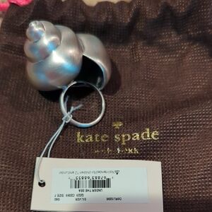 Kate Spade Metallic Seashell Keyring